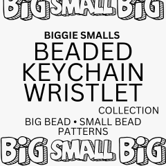 KEYCHAIN WRISTLET | Biggie Smalls Collection: Big Bead Small Bead