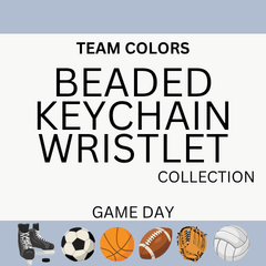 KEYCHAIN WRISTLET | Team Colors: Game Day Collection