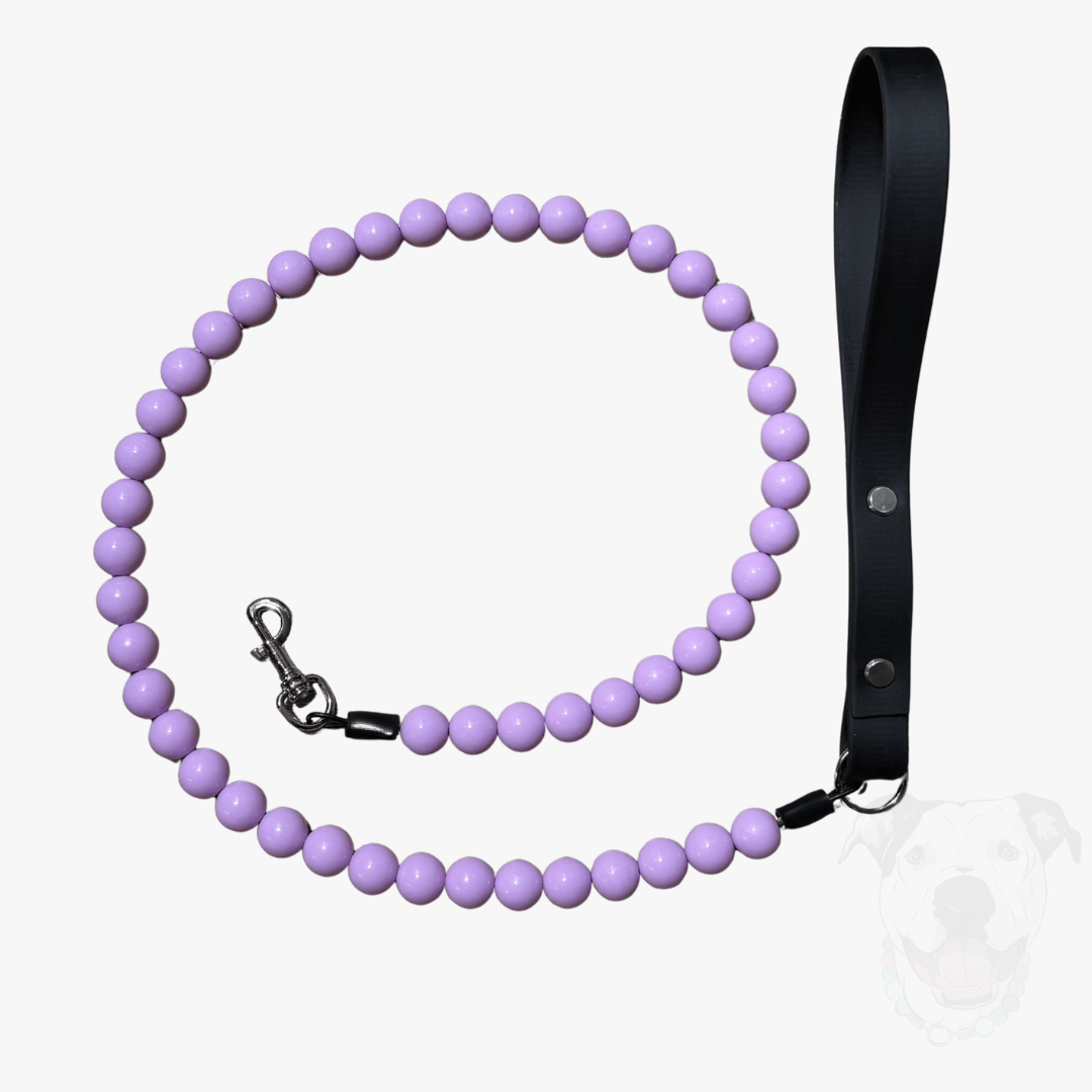 BEADED DOG LEASH | Classics: Solids Collection