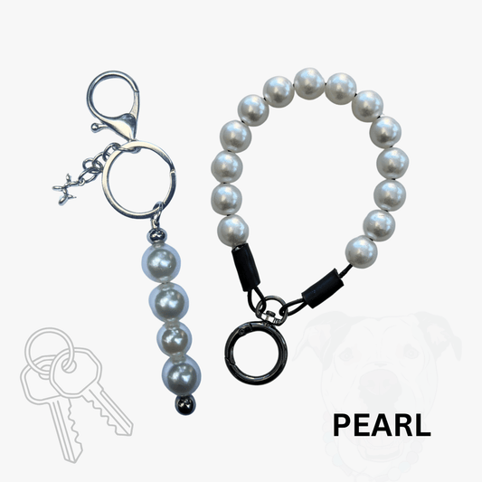 PEARL Beaded Keychain