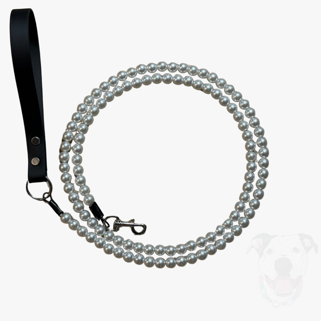 PEARL (14mm) BEADED DOG LEASH