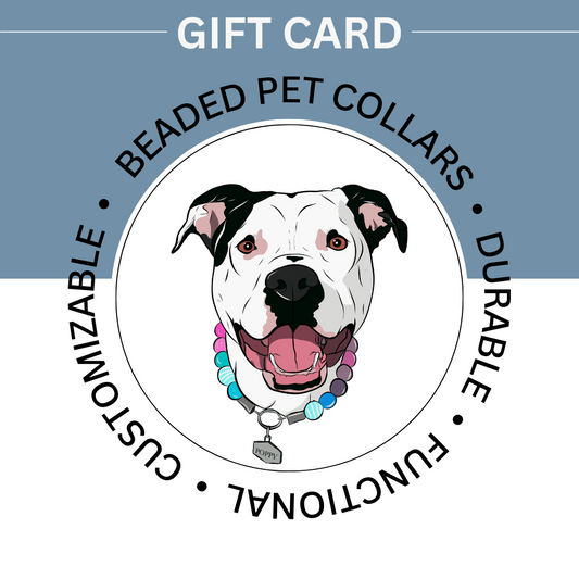 Beaded Dog Collar Gift Cards  POPNCO