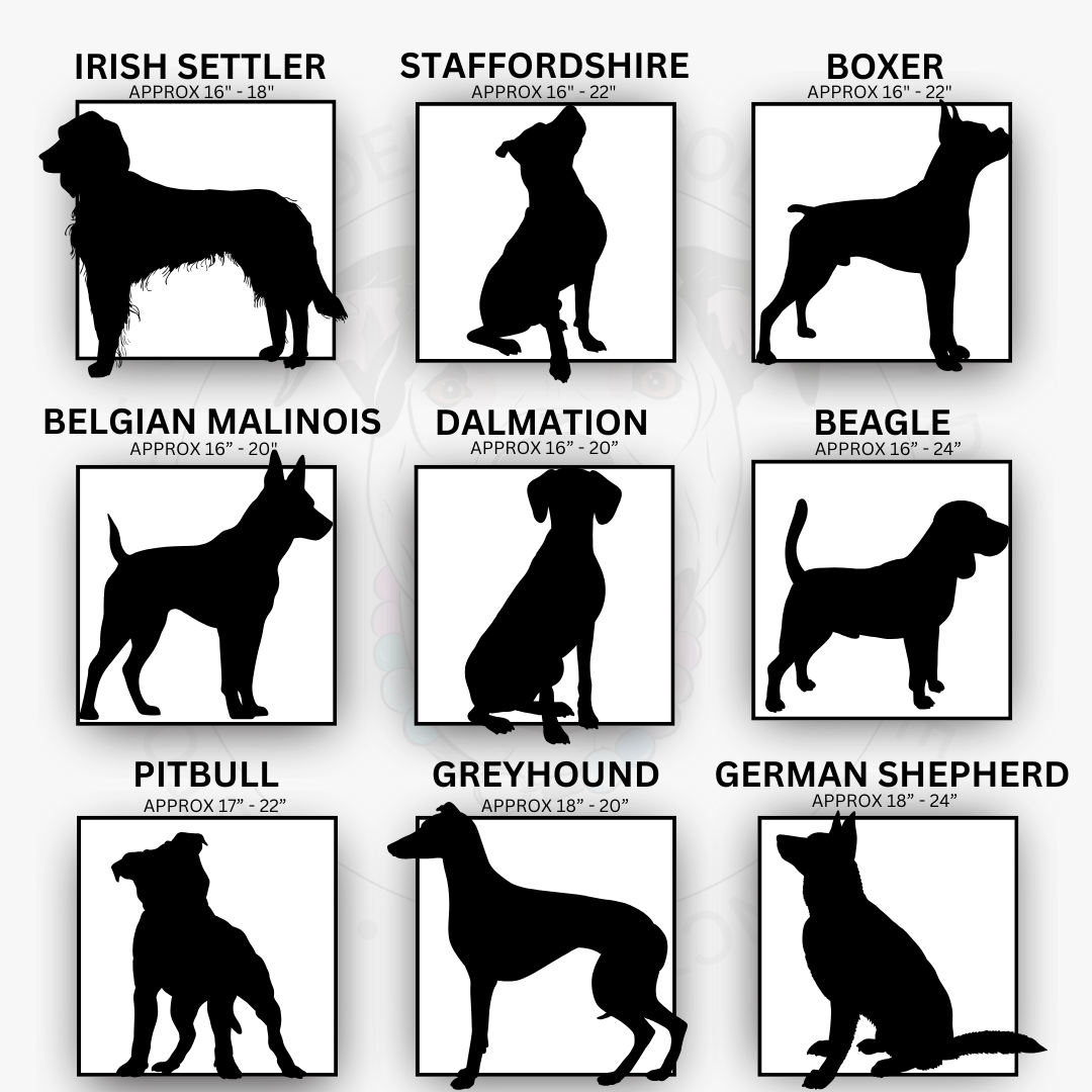 6 Dog Collar Size Estimations for POPNCO Beaded pet Collars. 
