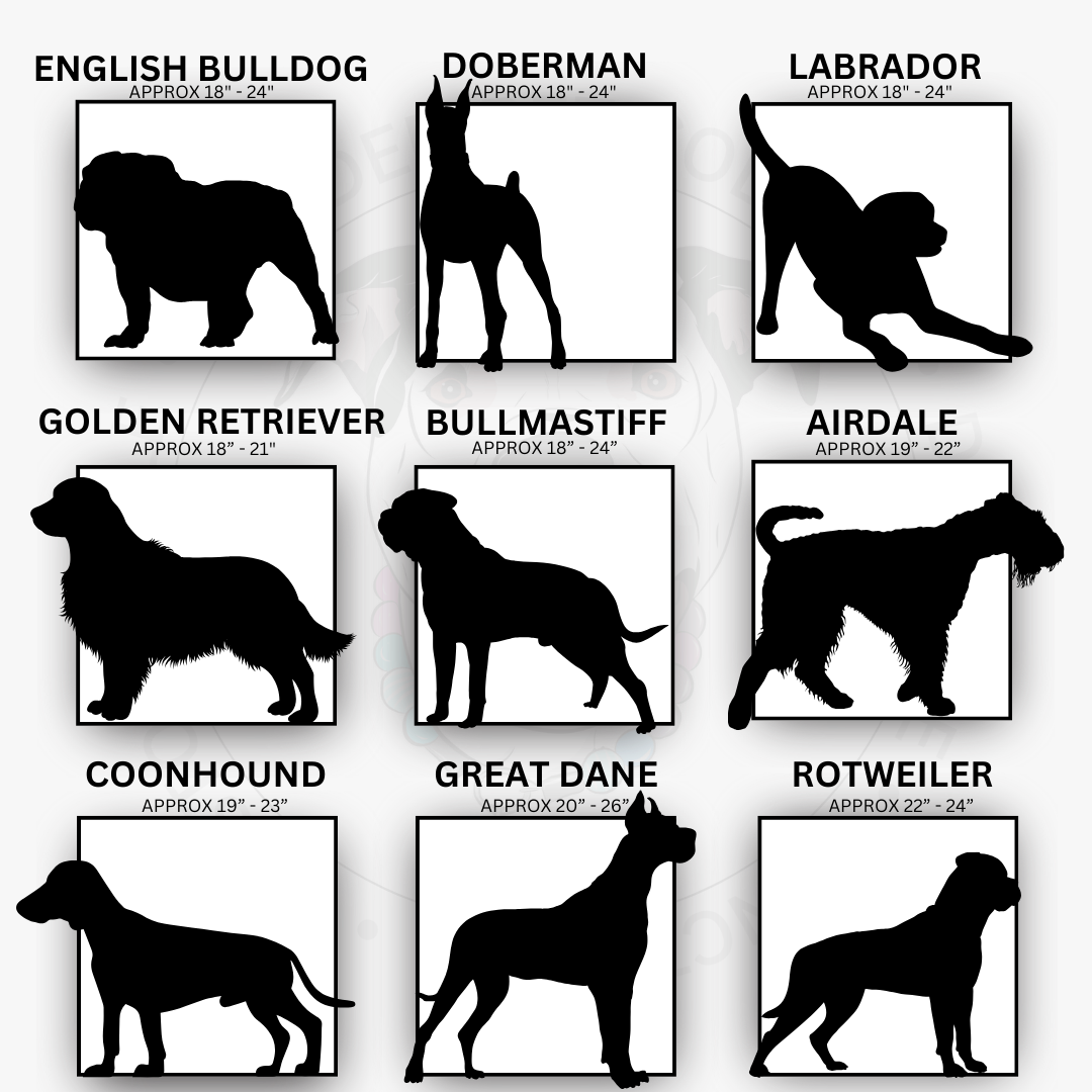 6 Dog Collar Size Estimations for POPNCO Beaded pet Collars. 