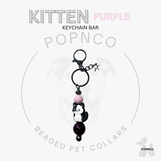 Keychain Bar - KITTEN - Purple