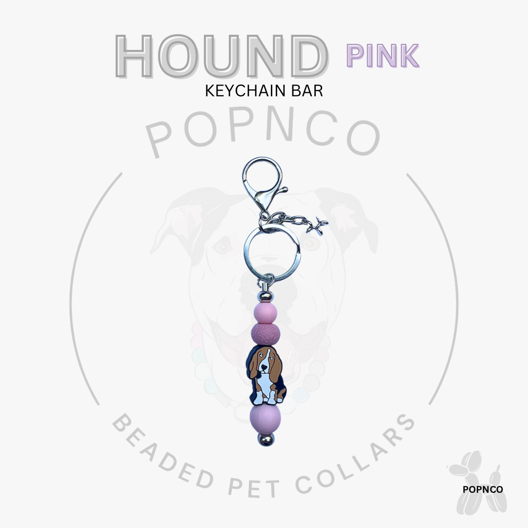 Keychain Bar - Dog - HOUND - Purple