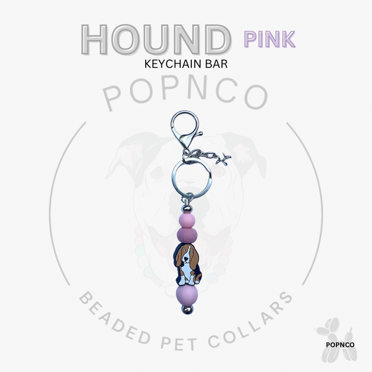 Keychain Bar - Dog - HOUND - Purple