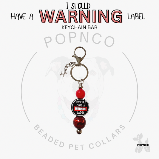 Keychain Bar - I SHOULD have a WARNING LABEL