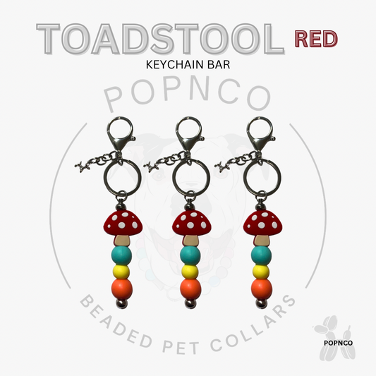Keychain Bar - TOADSTOOL - Red