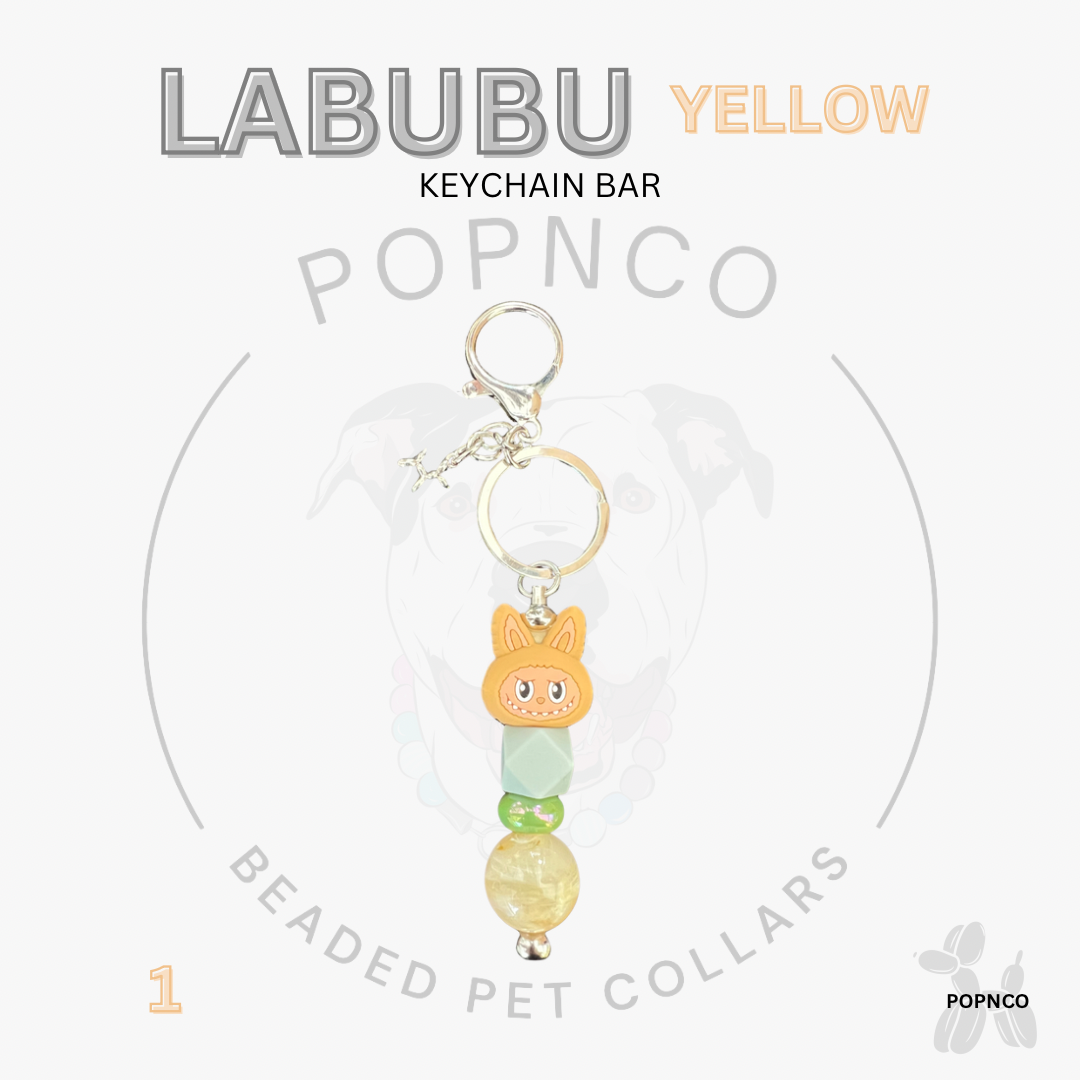 Keychain Bar - LABUBU Yellow
