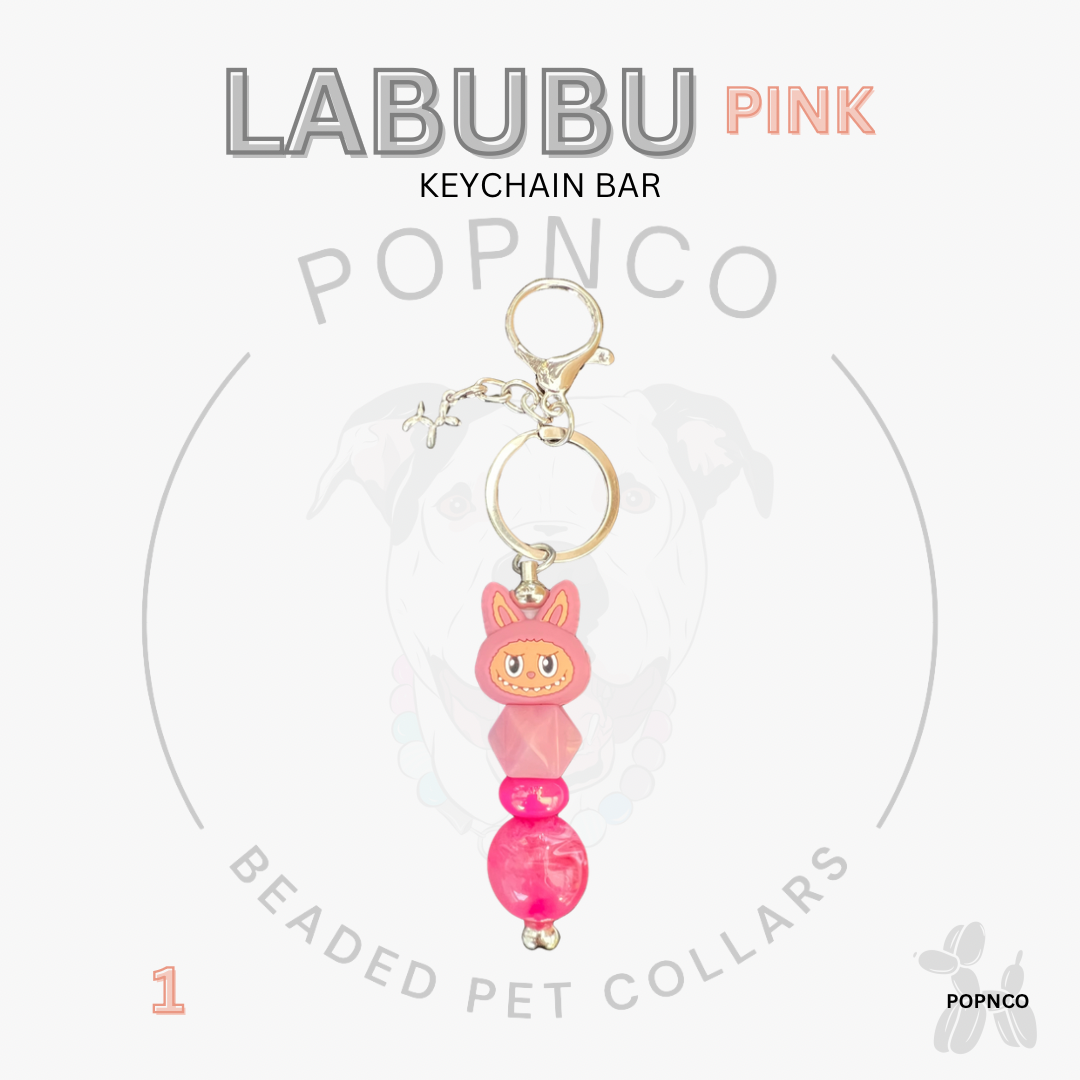 Keychain Bar - LABUBU Pink