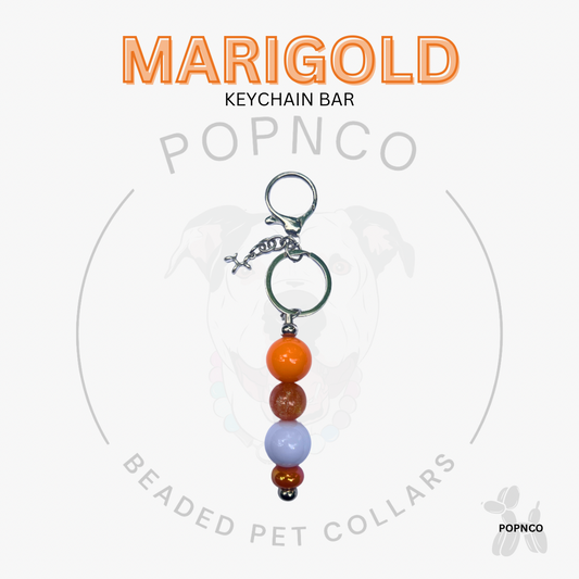 Keychain bar with beads on a white background, featuring the brand 'Popnco'.