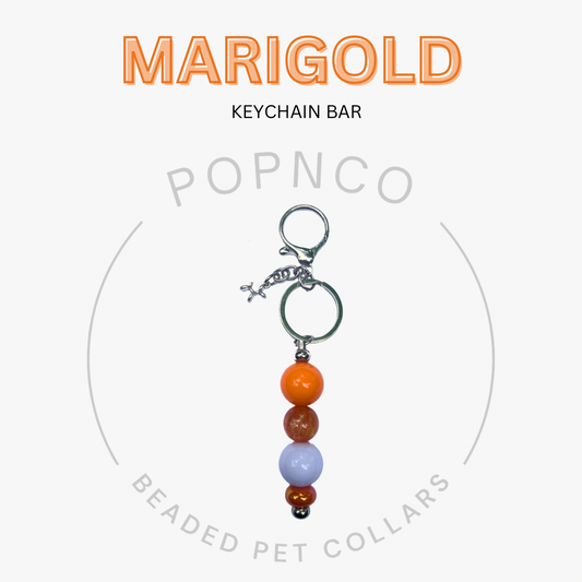 Keychain bar with beads on a white background, featuring the brand 'Popnco'.