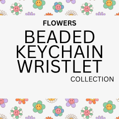 KEYCHAIN WRISTLET | Flowers Collection