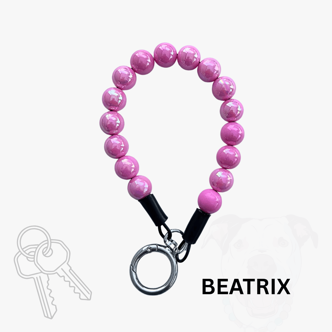 BEATRIX Beaded Keychain