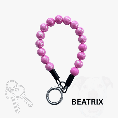 BEATRIX Beaded Keychain