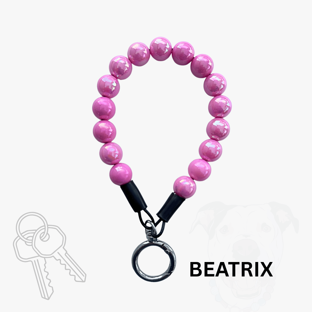 BEATRIX Beaded Keychain