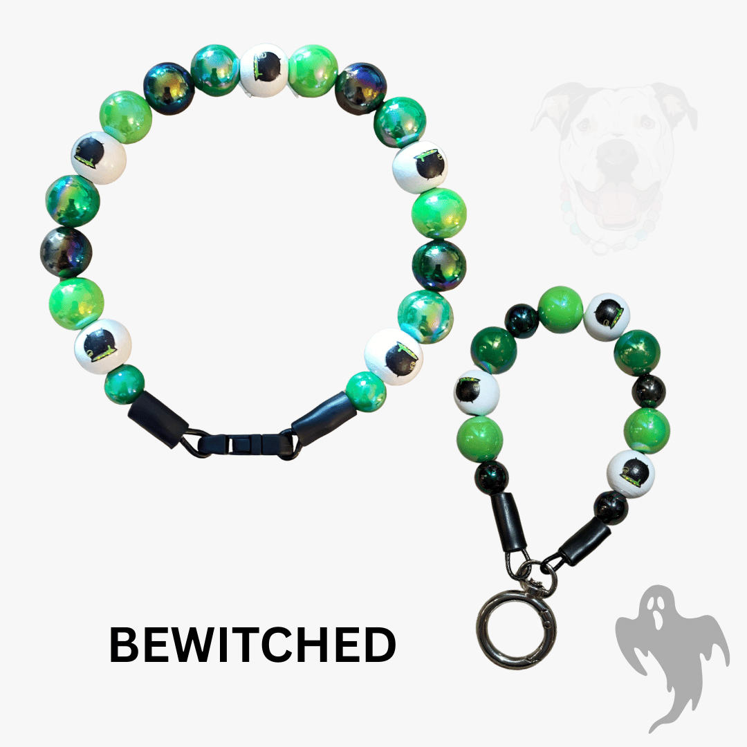 THE BESTIE MATCH - Bewitched Beaded Collar and Keychain