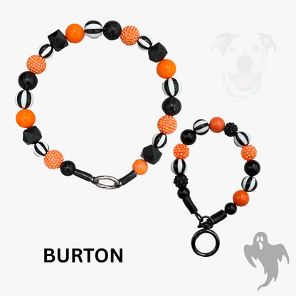THE BESTIE MATCH - Burton Beaded Collar and Keychain Wristlet