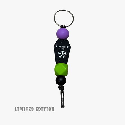 COFFIN Beaded Keychain