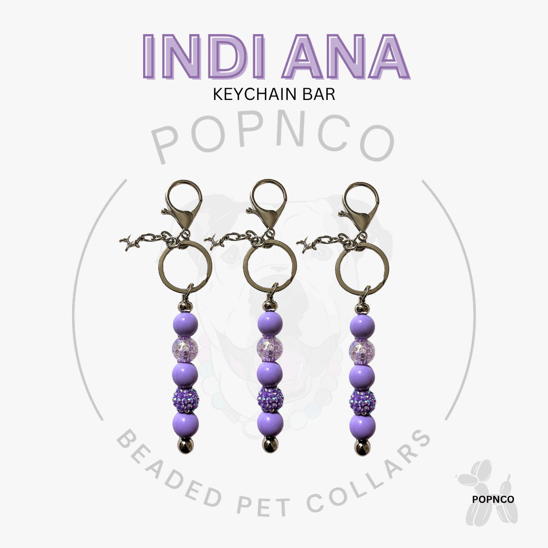 INDI-ANNA Beaded Keychain