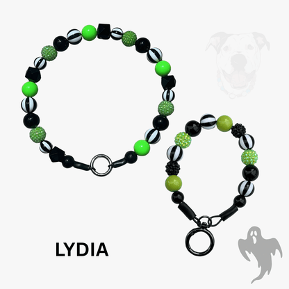 THE BESTIE MATCH - Lydia Beaded Collar and Keychain Wristlet
