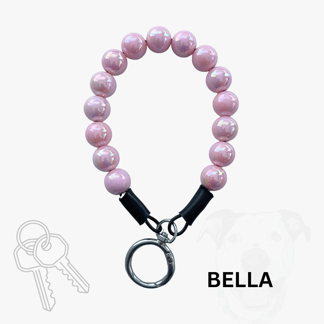 BELLA Beaded Keychain