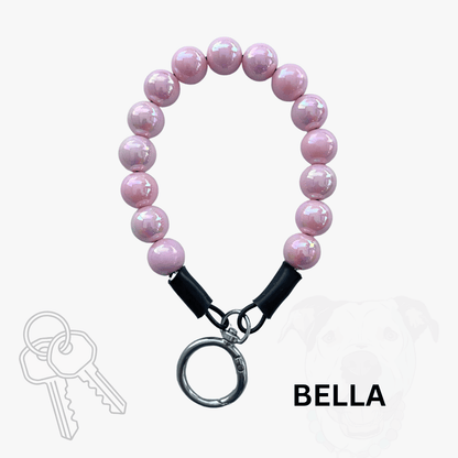 BELLA Beaded Keychain