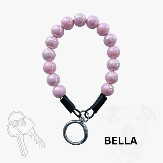 BELLA Beaded Keychain