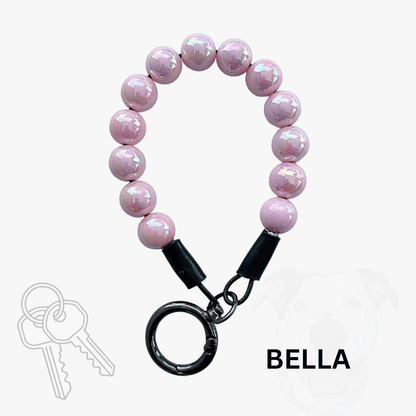 BELLA Beaded Keychain