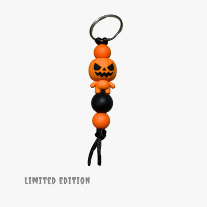 PUMPKIN Beaded Keychain