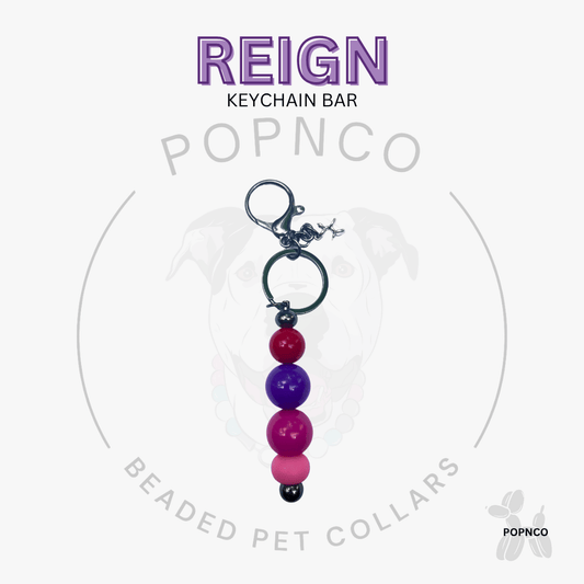 REIGN Beaded Keychain