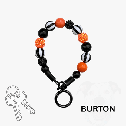 THE BESTIE MATCH - Burton Beaded Collar and Keychain Wristlet