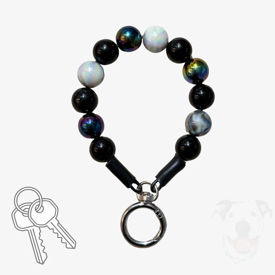 KEYCHAIN WRISTLET | The Candy Shop: AB Beads