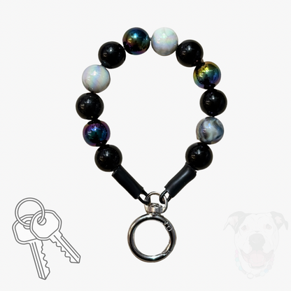 KEYCHAIN WRISTLET | The Candy Shop: AB Beads