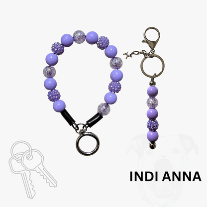 INDI-ANNA Beaded Keychain