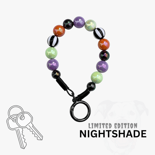 NIGHTSHADE Beaded Keychain