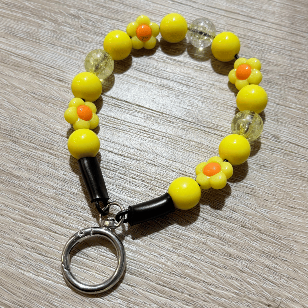 KEYCHAIN WRISTLET | Flowers Collection