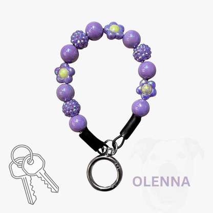 KEYCHAIN WRISTLET | Flowers Collection