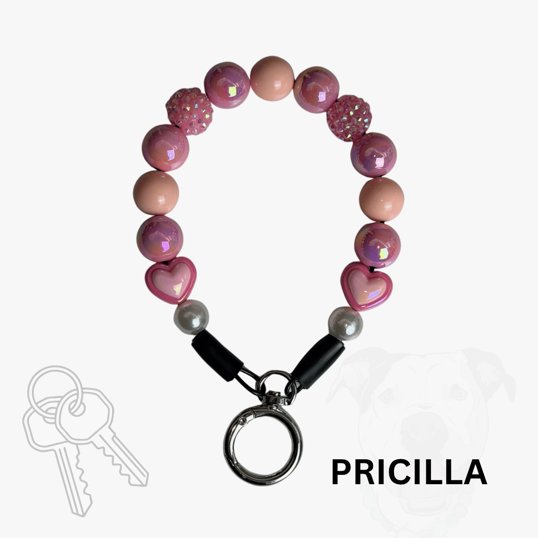KEYCHAIN WRISTLET | The Candy Shop: AB Beads