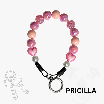 KEYCHAIN WRISTLET | The Candy Shop: AB Beads