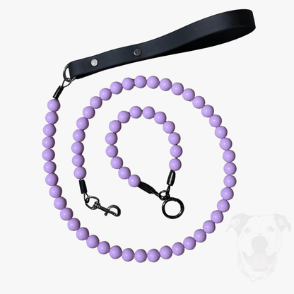 THE ULTIMATE TRIO - Royal Beaded Pet Collar, Leash and Keychain Wristlet