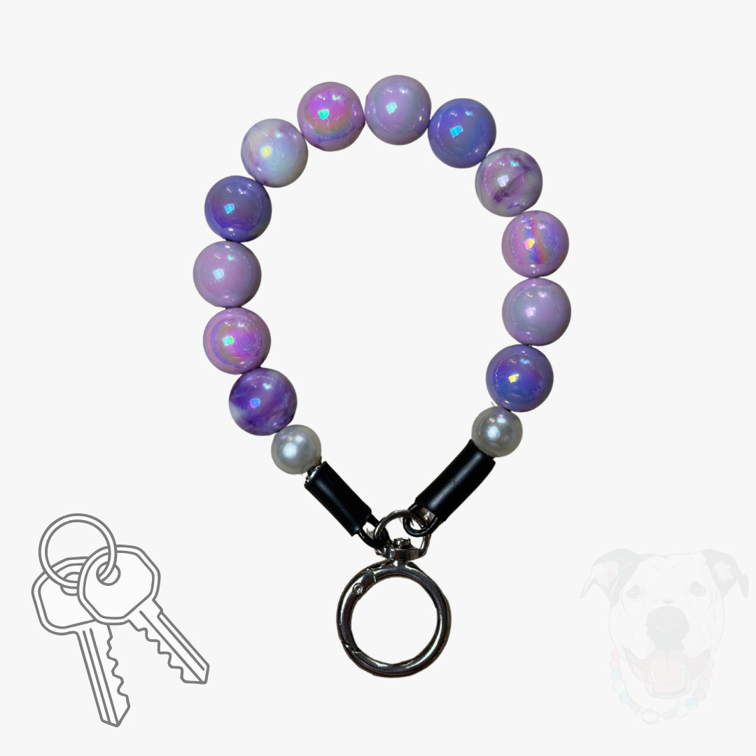 KEYCHAIN WRISTLET | The Candy Shop: AB Beads