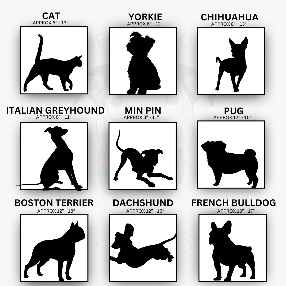 6 Dog Collar Size Estimations for POPNCO Beaded pet Collars. 