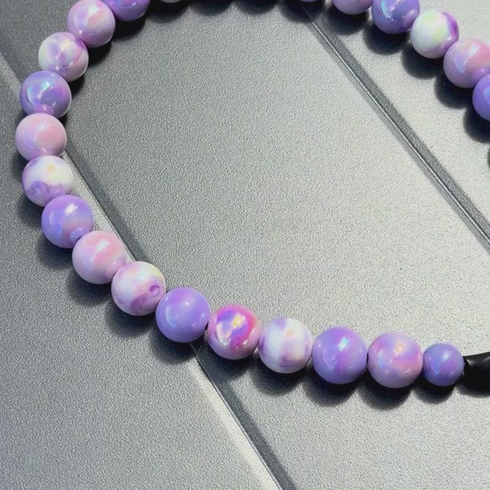 POPNCO Beaded pet Collar Zilly from the iridescent candy collection video